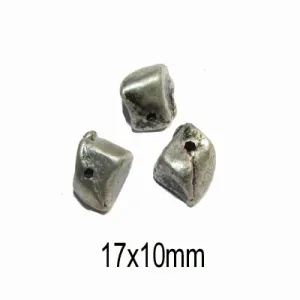 10 Pcs Pack, Approx Size Medium aluminium bead, Size 17x10mm