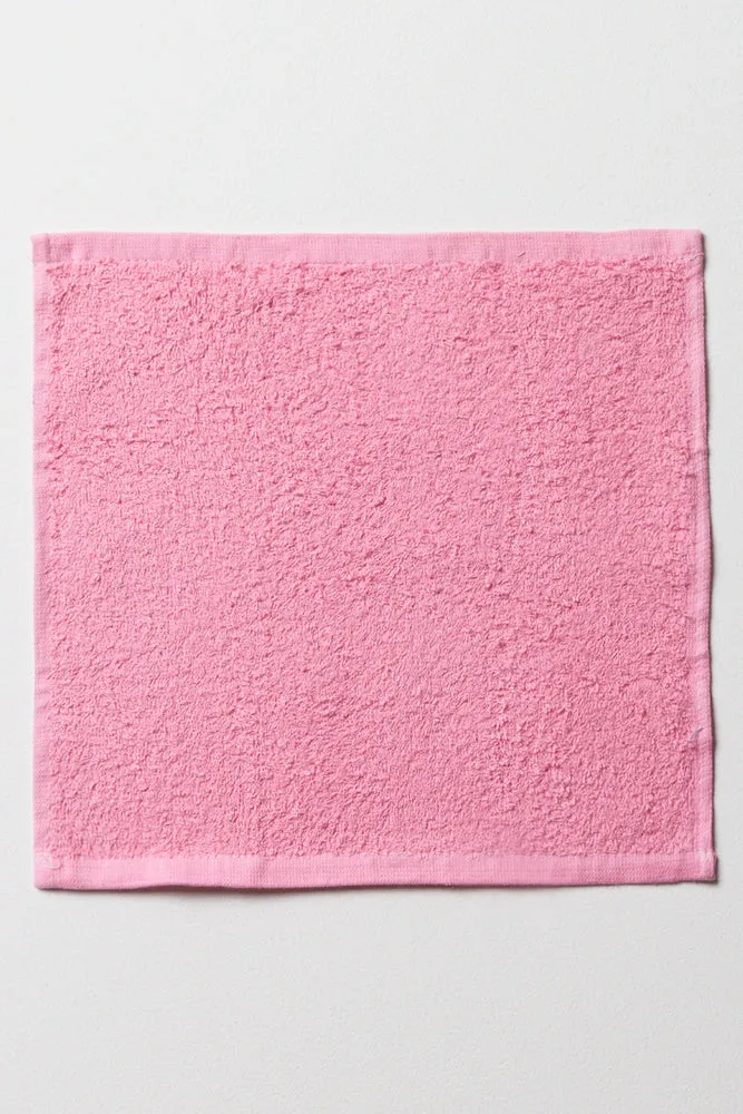 3 Pack Face Cloths Pink