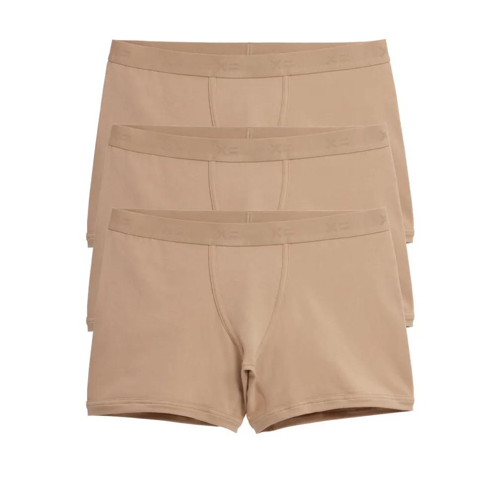 4.5" Trunks 3-Pack - Cotton Chai