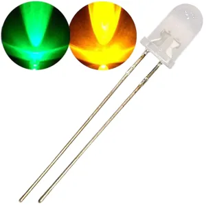 5mm Yellow to Green Bipolar LED