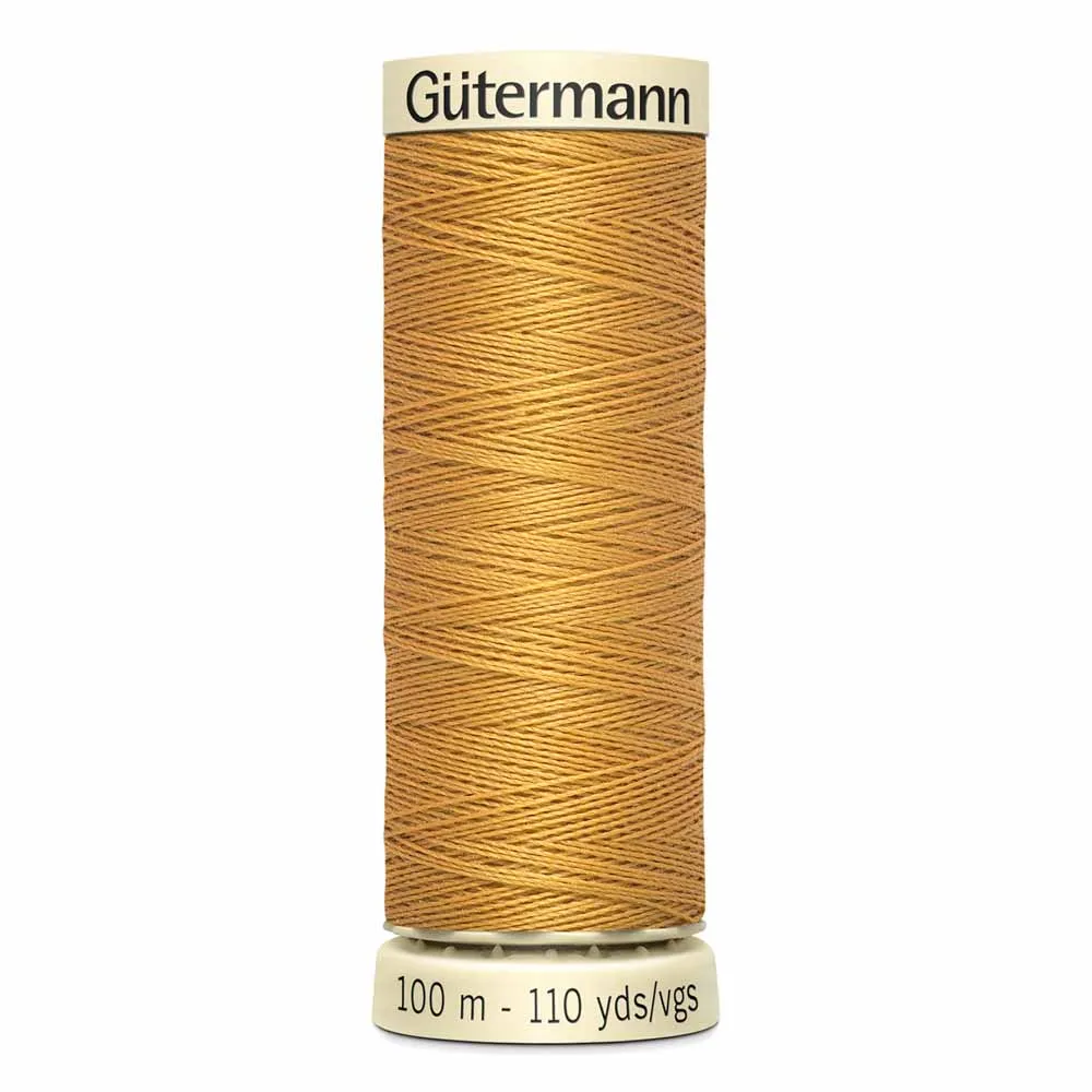 865 - Gold - Gutermann Sew-All Thread - 100 metres