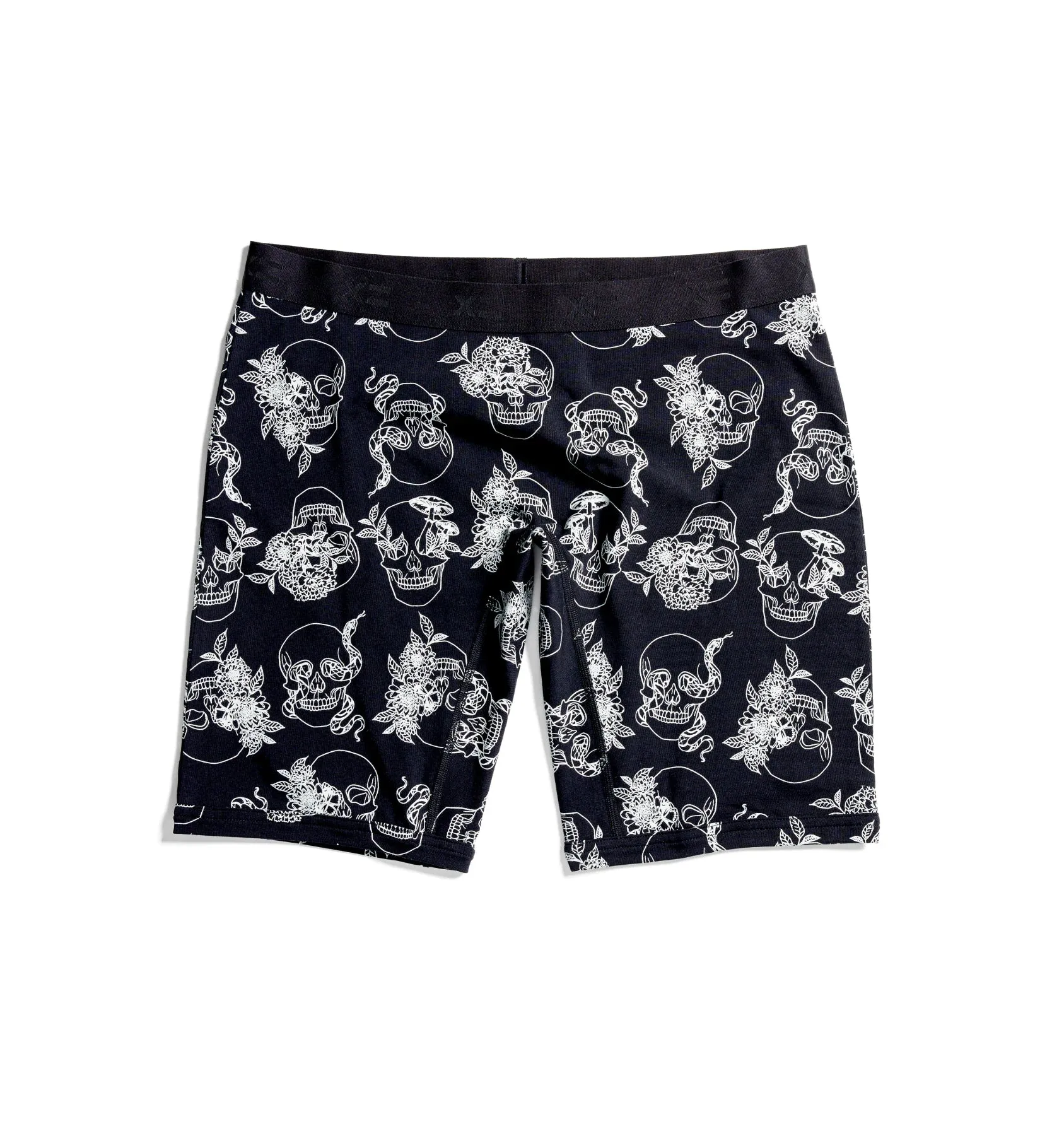 9" Boxer Briefs - Skull Garden