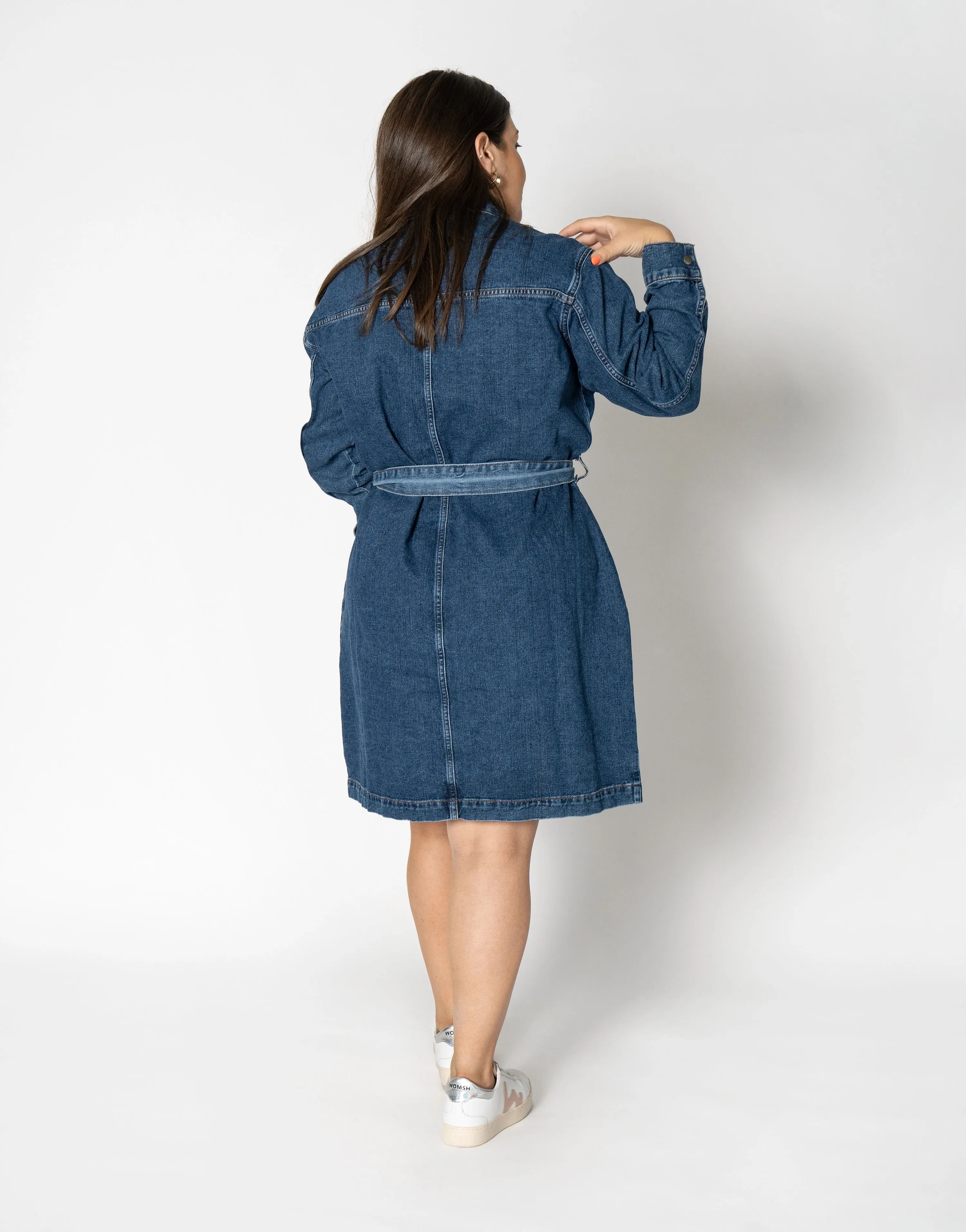 Above Knee Denim Dress