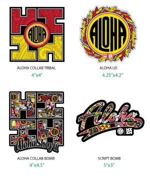 ALOHA SHOYU COLLAB STICKERS