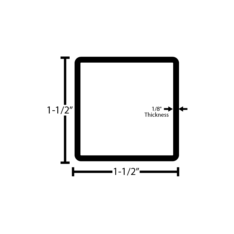 Aluminum Squared Tube