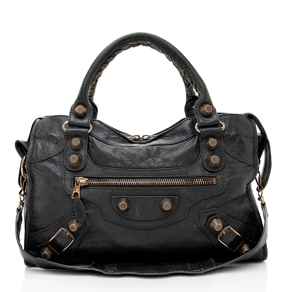 Balenciaga Agneau Giant 12 City Satchel