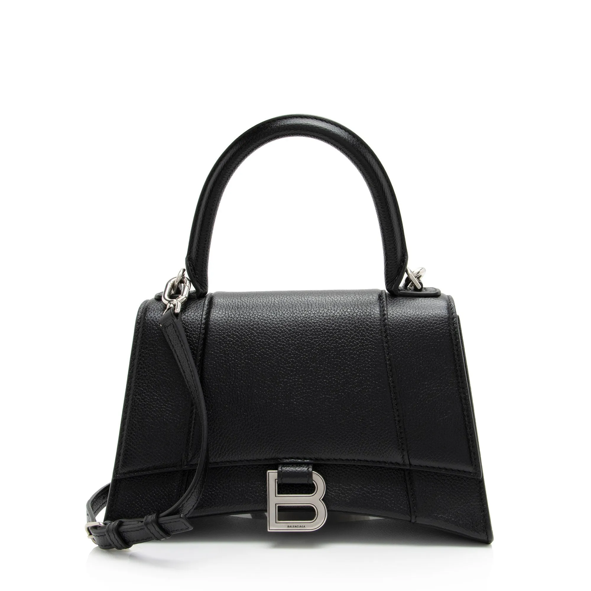 Balenciaga Grained Calfskin Hourglass Small Top Handle