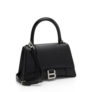 Balenciaga Grained Calfskin Hourglass Small Top Handle