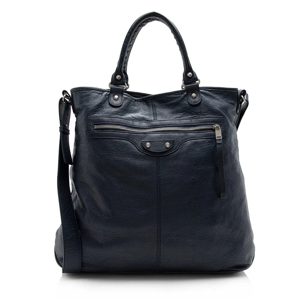 Balenciaga Leather Classic Square Tote - FINAL SALE