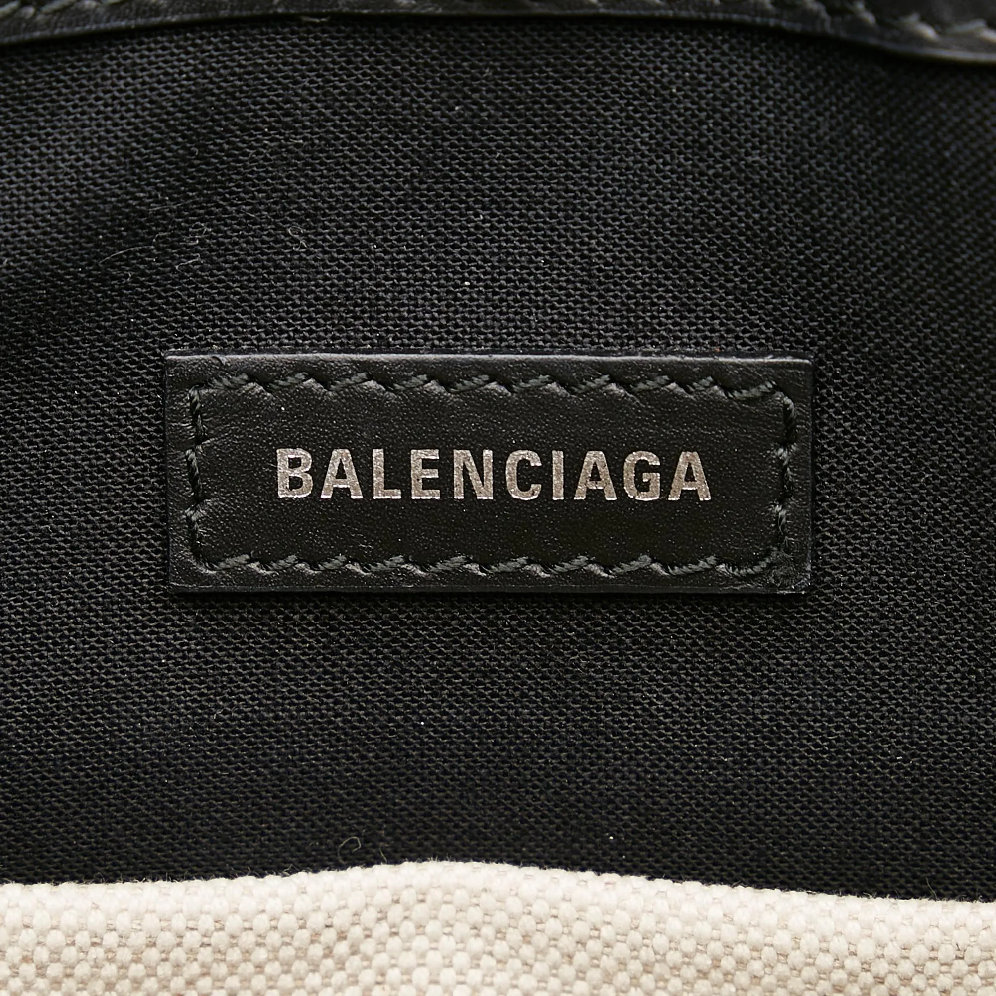 Balenciaga Navy Pochette S Canvas Crossbody Bag