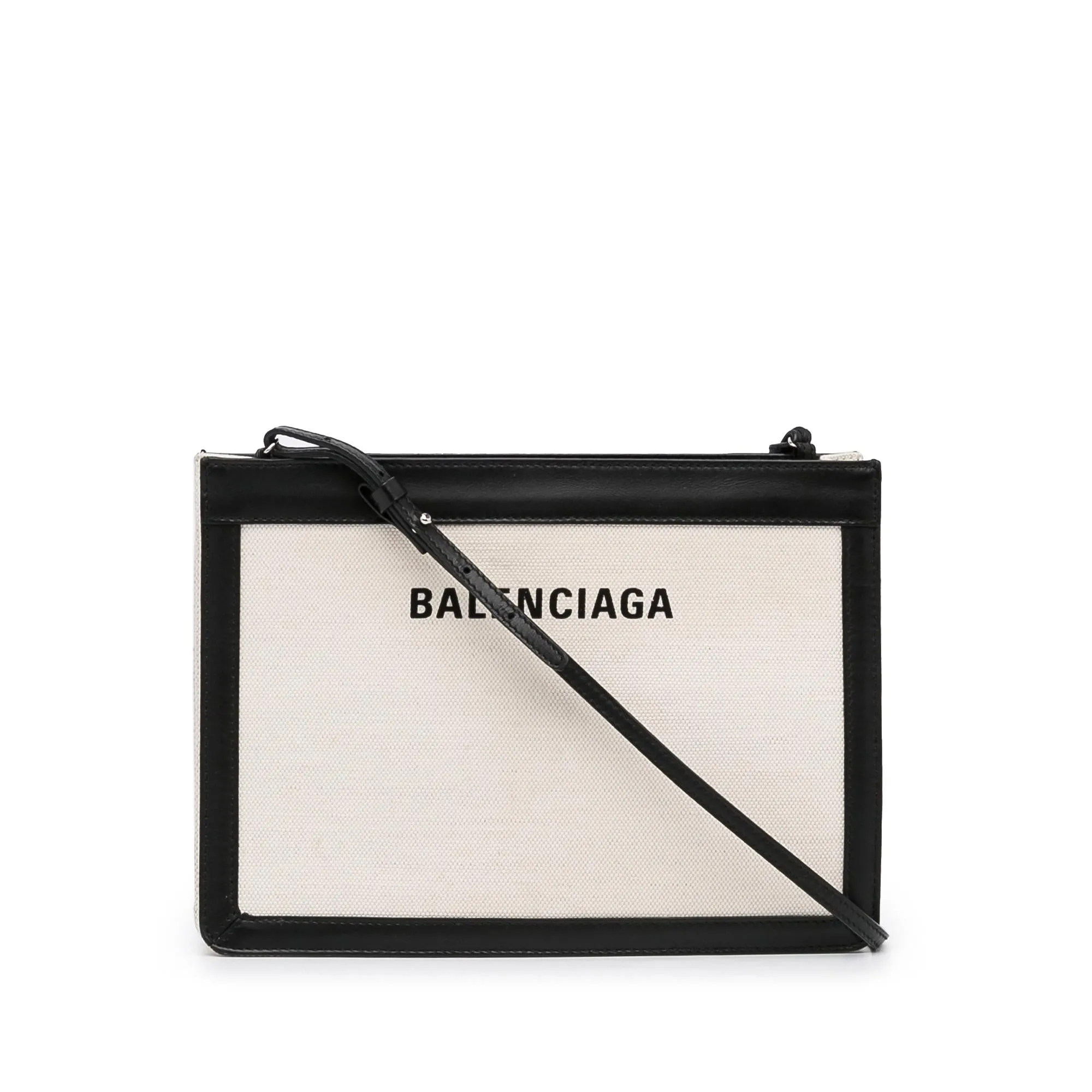 Balenciaga Navy Pochette