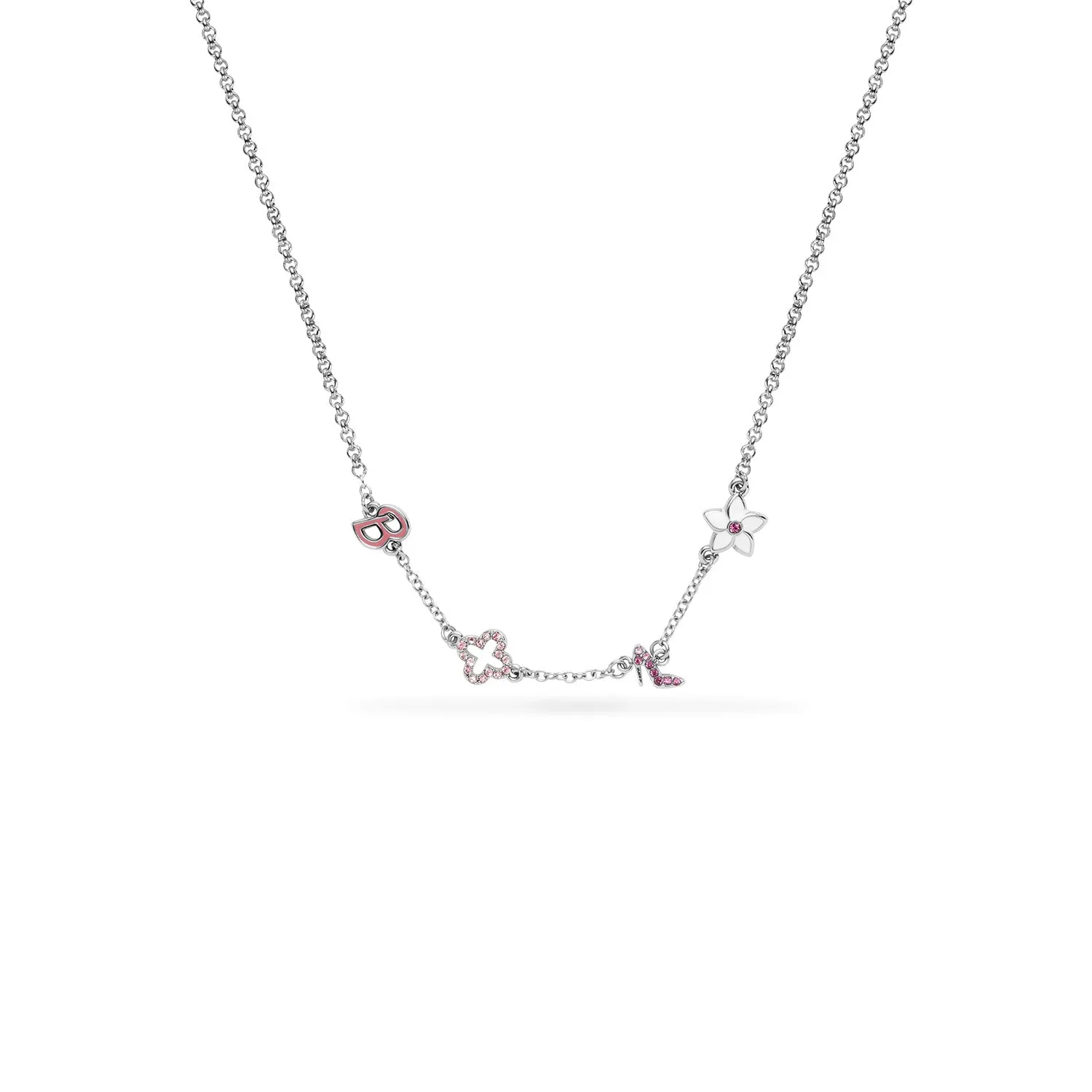 Barbie Fixed Charm Necklace (Silver)