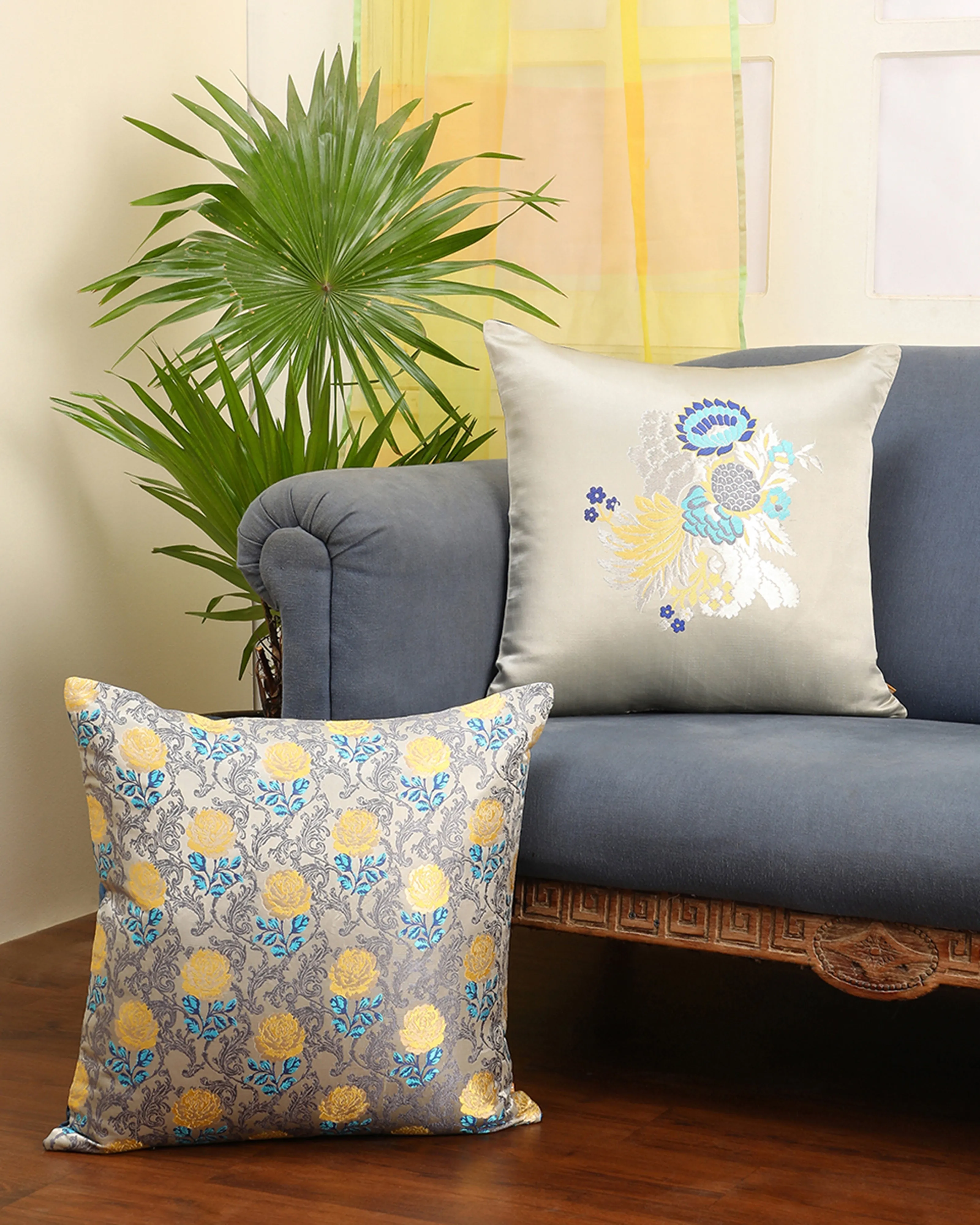 Bryony Gyasar Silk Cushion Cover