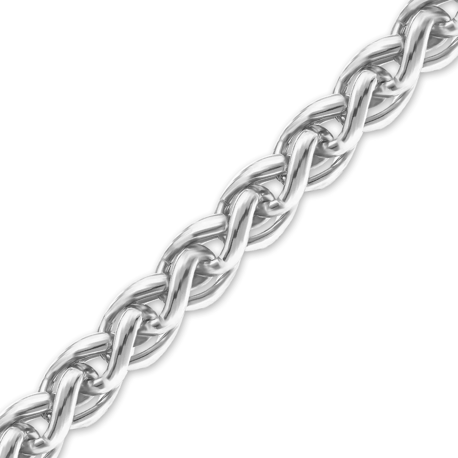 Bulk / Spooled Classic Wheat Chain in Sterling Silver (3.00 mm - 4.00 mm)