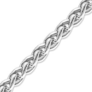 Bulk / Spooled Classic Wheat Chain in Sterling Silver (3.00 mm - 4.00 mm)