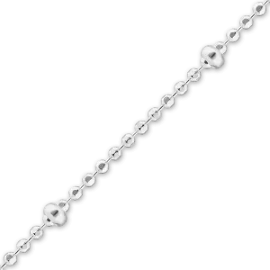 Bulk / Spooled Triple Beaded Stud (Satellite) Chain in Sterling Silver (0.90 mm)