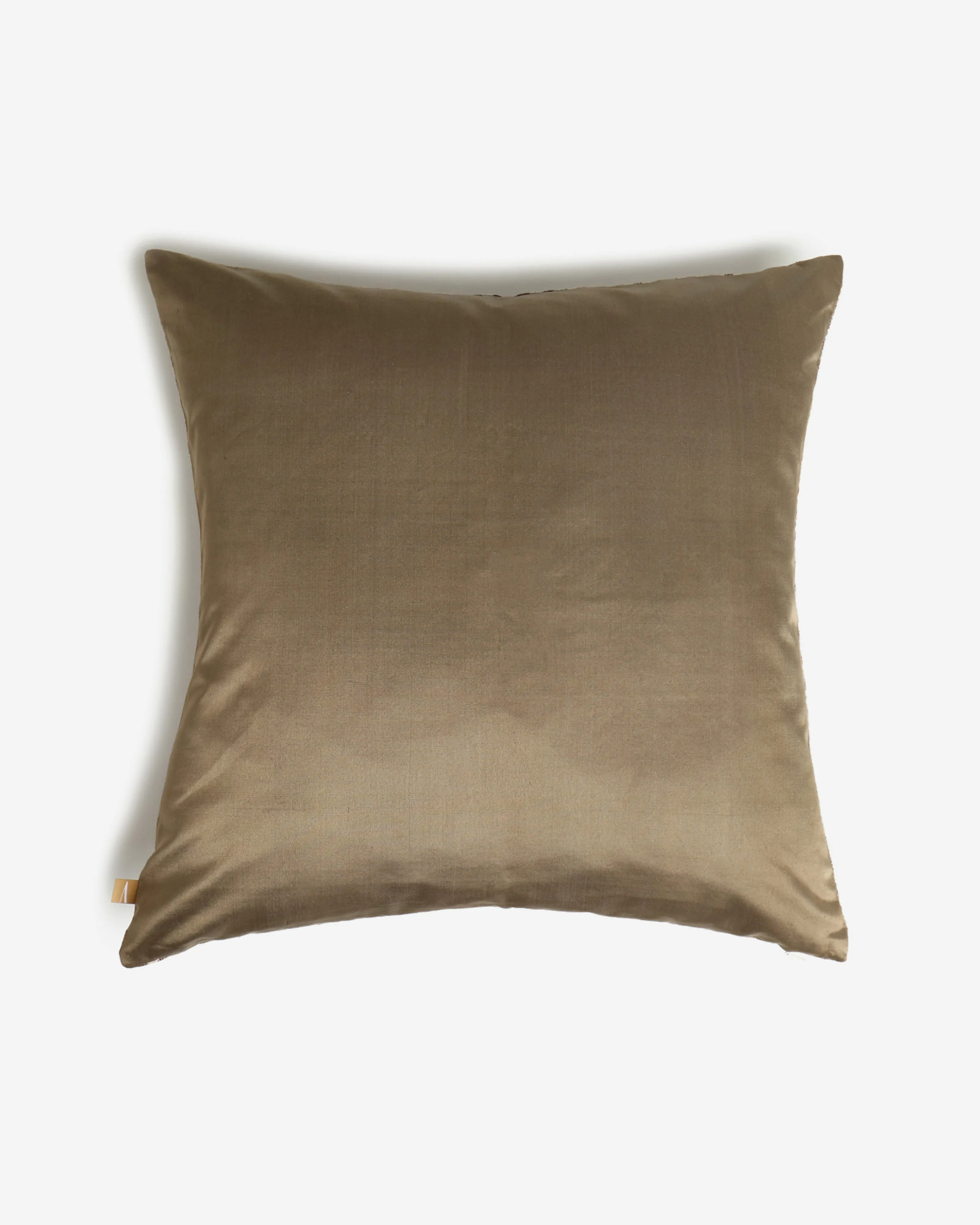 Chettinad Tanchoi Silk Linen Cushion Cover