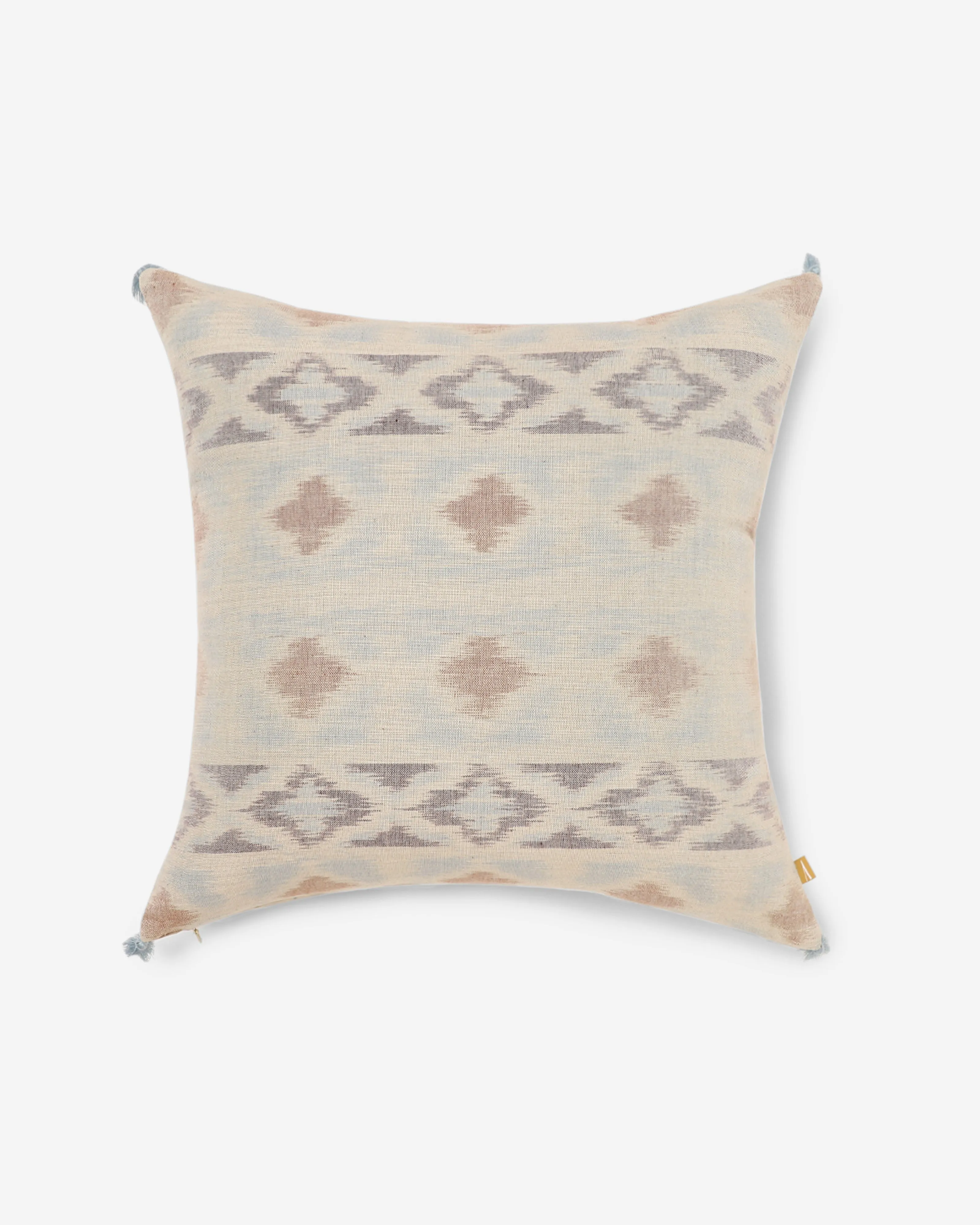 Coco Weft Ikat Cotton Silk Cushion Cover