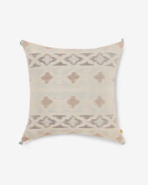 Coco Weft Ikat Cotton Silk Cushion Cover