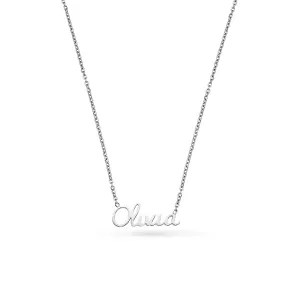 Cursive Name Necklace (Silver)