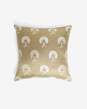 Damla Satin Brocade Silk Cushion Cover