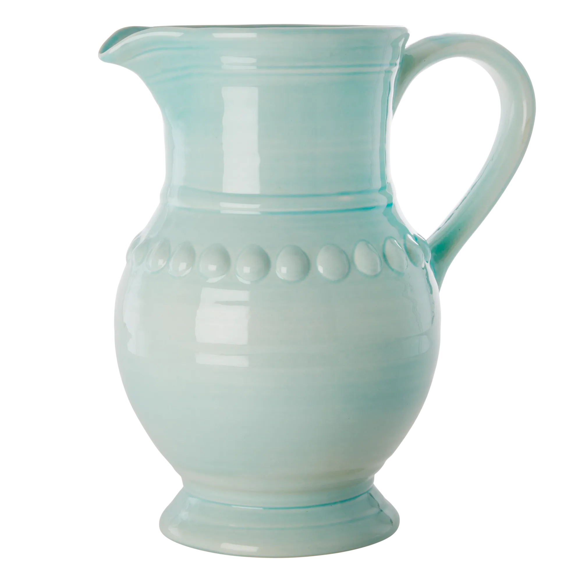 Extra Large Ceramic Jug - Soft Blue