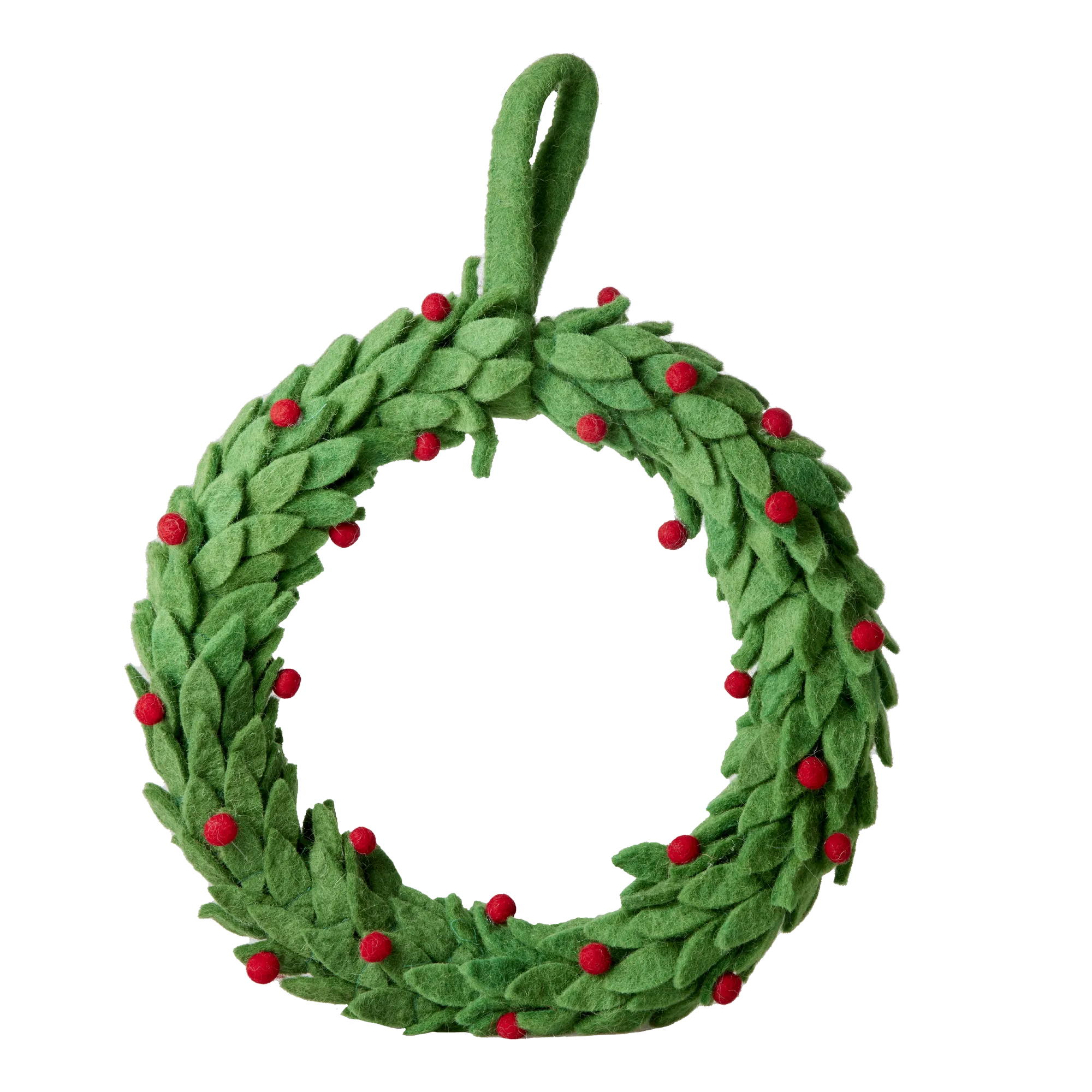 Fabric Christmas Ornament - Green