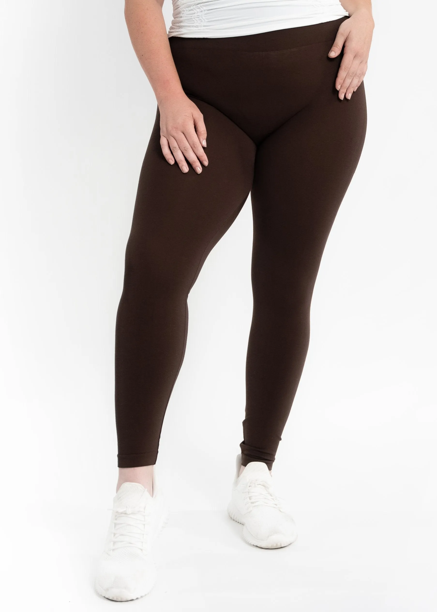 High Waisted Leggings - Curvy Fit