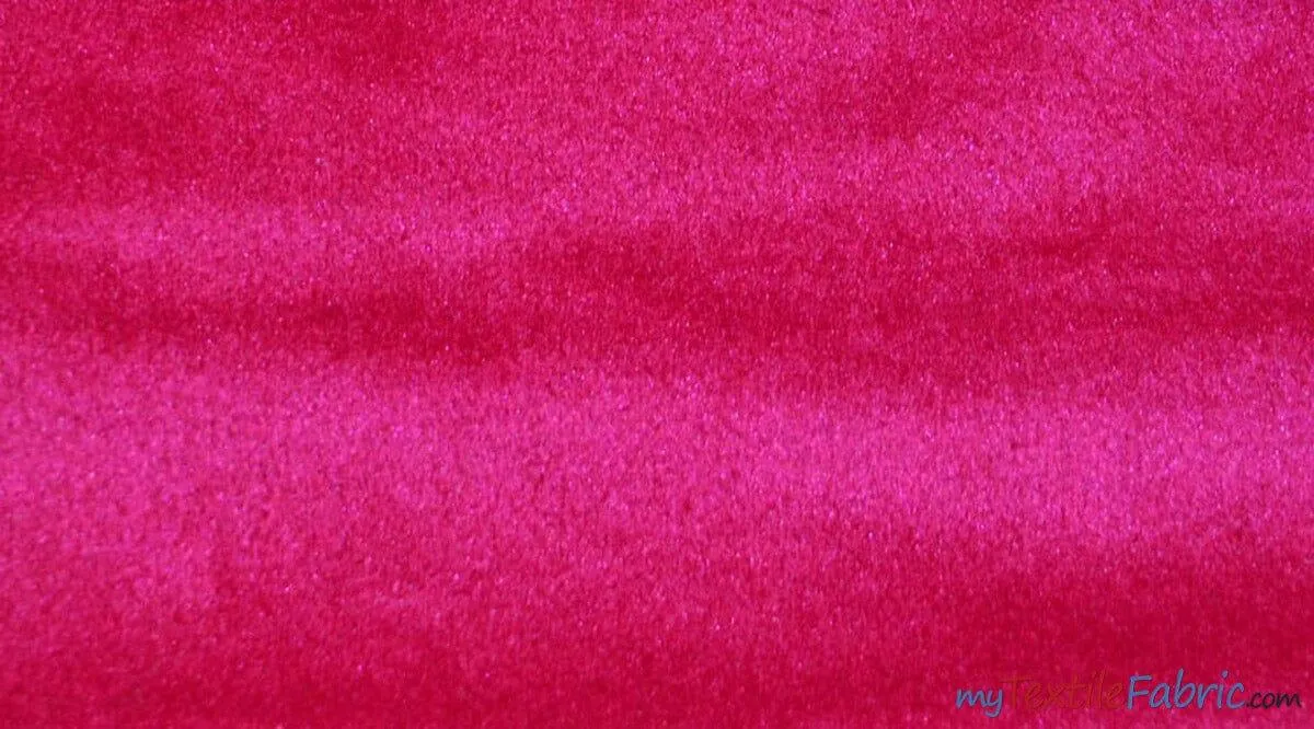 Royal Velvet Fabric - Soft and Plush Non Stretch Velvet Fabric - 60&#34; Wide - Apparel, Decor, Drapery and Upholstery Weight - Multiple Colors - Sample Swatch