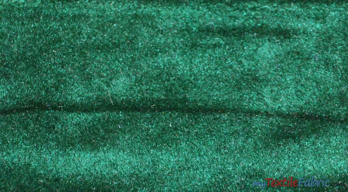 Royal Velvet Fabric - Soft and Plush Non Stretch Velvet Fabric - 60&#34; Wide - Apparel, Decor, Drapery and Upholstery Weight - Multiple Colors - Sample Swatch