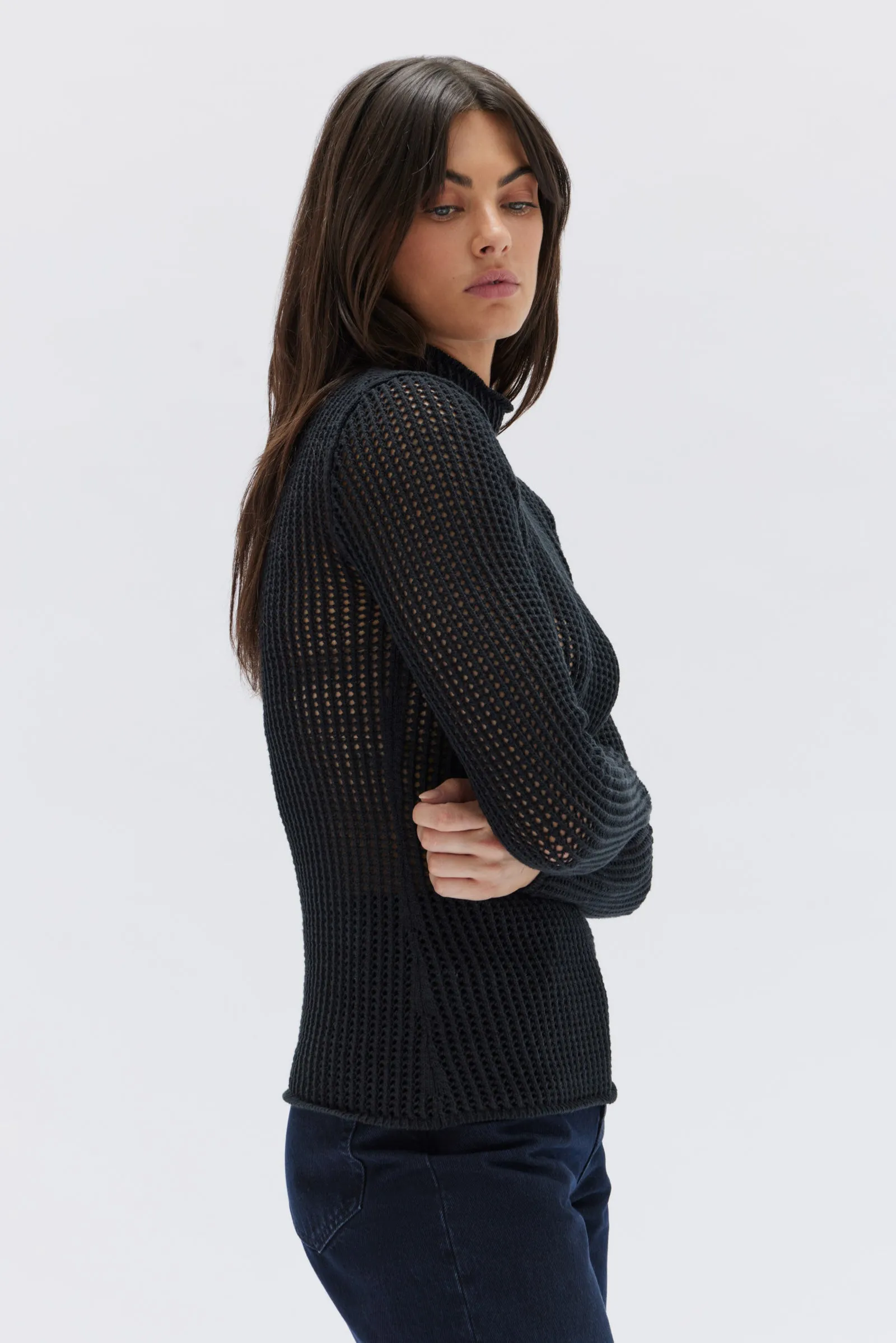 Salina Waffle Knit Top