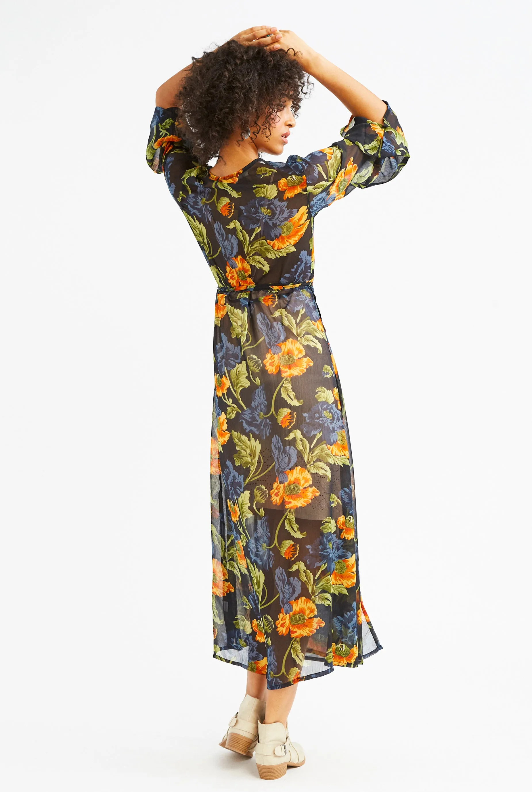 Stevie Chiffon Wrap Dress