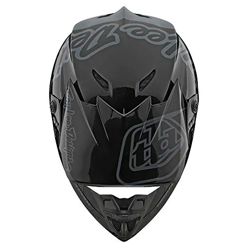 Troy Lee Designs GP Anarchy Youth Offroad Motocross Motorcycle Dirt Bike ATV Powersports Dual Sport Racing Full Face Helmets Lightweight Ventilated Youth Boys Girls - Black/Gray, Y-Large