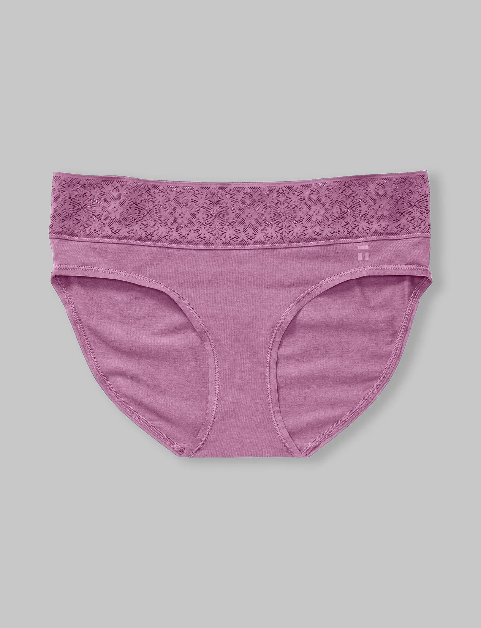 Women's Cool Cotton Brief, Lace Waist